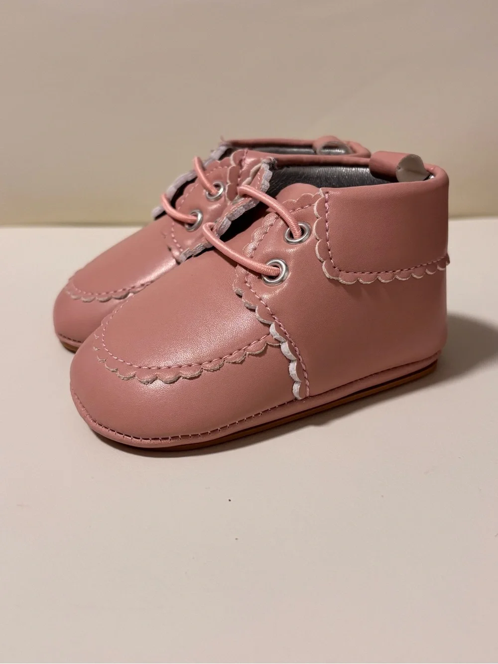 Vince Camuto Baby Girl Pink Booties Size 2